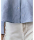 The Cropped Oxford Shirt - Classic Blue